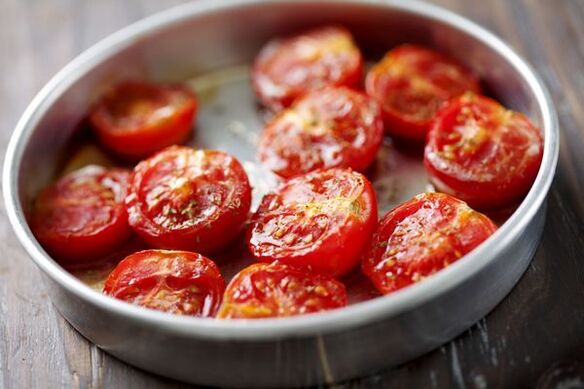 gebackene Tomaten zur Steigerung der Potenz